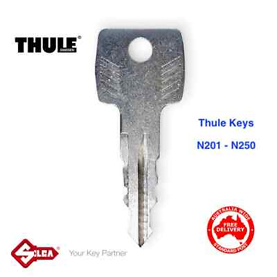 New Series Thule Roof Rack amp; Pod Keys Cut To Code Number N201 N250 AU $15.00