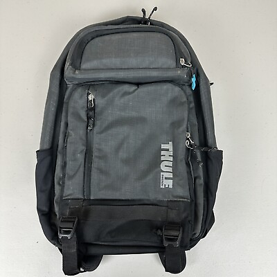 #ad Thule Backpack Gray Laptop Sleeve Multi Pocket $38.25