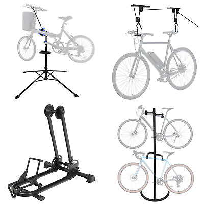 Multiple Choices Bike Stand Cycle Gravity Bicycle Rack Storage Adjustable Height $42.19