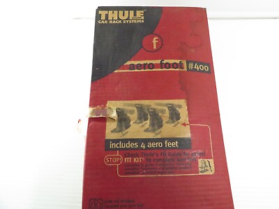 #ad Thule 400 AERO Foot Packs in Original Box No Key Fast 2 3 Day Ship $39.99