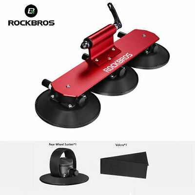 ROCKBROS One Bike Bicycle Suction Rooftop Quick Installation Red Roof Car Rack $146.99