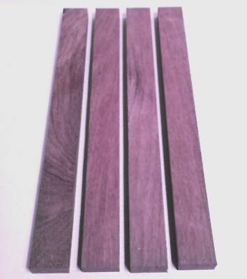 3 4” x 2” x 16quot; PURPLEHEART DIY Wood Kit Cutting Boards Charcuterie Cheese Trays $28.00