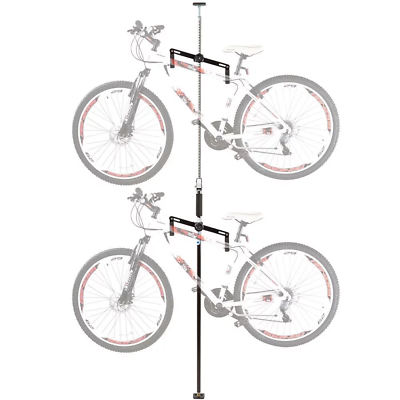 #ad 2Bike Stand 5 Double Vertical Bicycle Storage Hanger Rack Space Saving Organizer $75.36