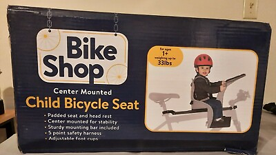 #ad Bike Shop Child Bicycle Seat Center Mounted Brand New in Box $38.00