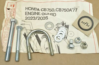 Honda Mount Kit CB750 A 1977 Triple A Engine Crash Bar Guard Hardware NOS Vtg $18.04