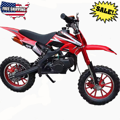 #ad Kids Gas Mini Dirt Bike Motorcycle 49cc 2 Stroke Mini Off Road Sports Ride $359.10