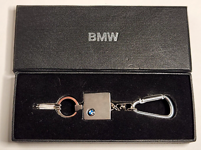 #ad #ad BMW Key Chain Unused In Original Box Stainless Steel $22.49