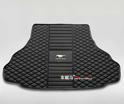 #ad For Ford Mustang 2000 2024 Car Trunk Mats Custom Auto Carpets Waterproof Liner $36.37