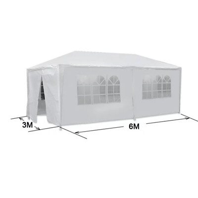 Heavy Duty Carport Garage Shed Outdoor Car Shelter Steel Tent 10X20FT 6 Walls $128.88