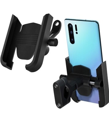 #ad Bike Phone Mount Black Aluminum Alloy Phone Holder for Electric Bike with 360°R $11.90