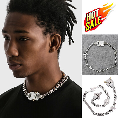 #ad 1017 ALYX 9sm Lightning ALYX Hero Chain Necklace Hip Hop ALYX Street Accessories $29.99