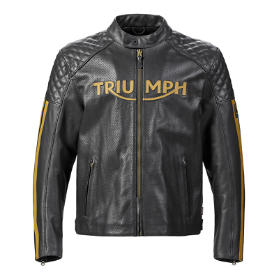 #ad TRIUMPH Motor Bike Sport Racing Motorcycles Riding Leather Jackets $140.00