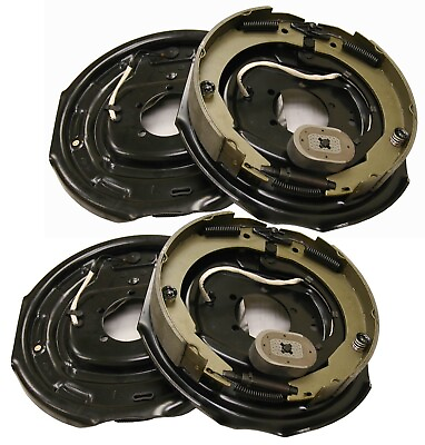 #ad Electric Trailer Brake 12quot; x 2quot; Assembly 7000 lbs Axle 2 Pair Set 12x2 21005 $157.99