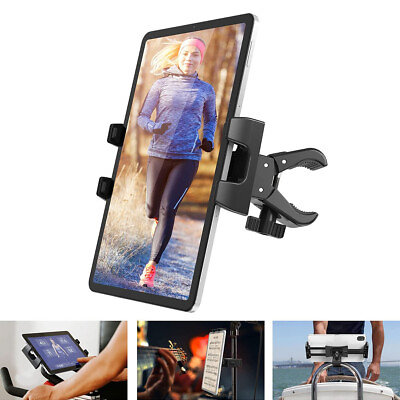 #ad Tablet Holder Exercise Bike Tablet Stand 360° Rotation Phone Mount Bracket🚔 $19.59
