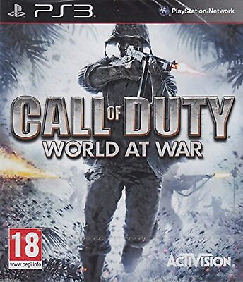 Call Of Duty World At War PS3 For PlayStation 3 COD Very Good 7Z $16.63