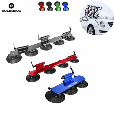 #ad ROCKBROS Bicycle Suction Rooftop Quick Installation Bike Carrier Roof Car Rack $199.99