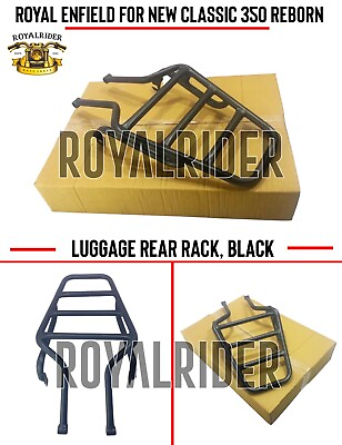Royal Enfield quot; LUGGAGE REAR RACKFor Classic 350 reborn BLACKquot; $51.03