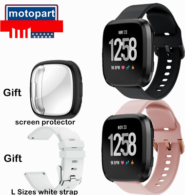 #ad Fitbit Versa 2 Smart Bracelets motion detection Fitness Tracker S amp; L Sizes $74.95