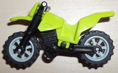 #ad Lego LIME GREEN DIRT BIKE Motorcycle for Minifigures to Ride $2.99
