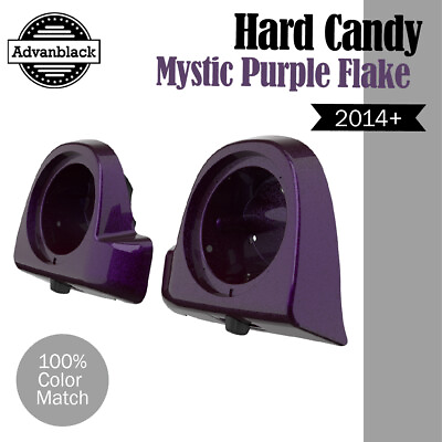 #ad HARD CANDY MYSTIC PURPLE For 14 Harley 6.5quot; Speaker Pods Lower Vented Fairings $189.00