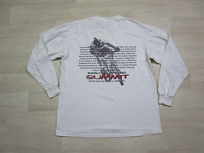#ad #ad Vintage 1990#x27;s Bike the Summit T Shirt M Mountain Bicycle 1993 Oneita L S $39.98