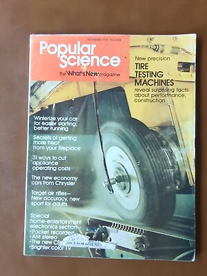 #ad Popular Science Nov 1975 Winterize Your Car Target Air Rifles $8.00