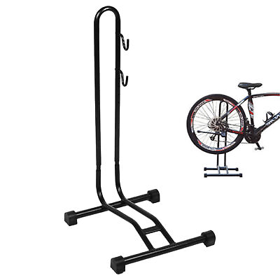 #ad #ad L Shape Bike Stand Freestanding Indoor Storage Parking Rack Safe Secure Holder $59.92