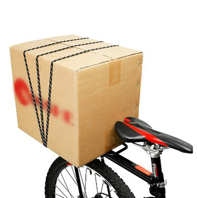 #ad Bicycle Luggage Rack Carrier Elastic Band Bicycle Cargo Racks with Hooks Y.MF $2.97