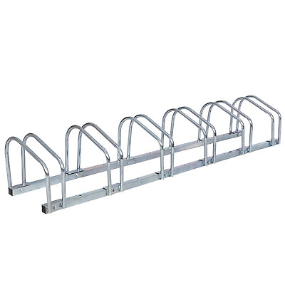 #ad Garage Storage 5 Bike Bicycle Floor Type Parking Rack Stand Adjustable Bike Rack $44.39