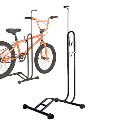 #ad #ad Upright Bike Stand Freestanding Indoor Storage Parking Rack Safe Secure Holder $52.29
