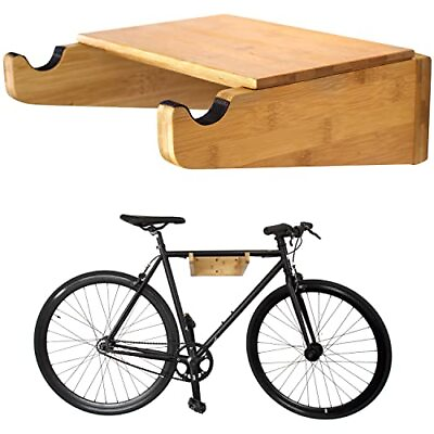 #ad Bike Wall Mount COR Indoor Bicycle Rack Bamboo Bike Rack Storage with Rem... $62.36