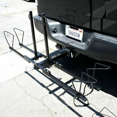 Heavy Duty 2 Bike Hitch Mount Carrier Platform Rack Truck SUV For 2#x27;#x27; Receiver $48.90