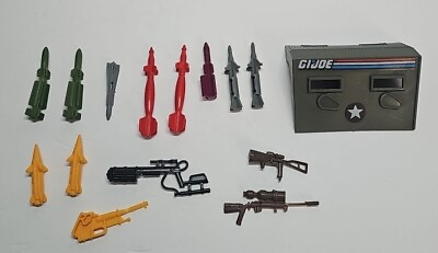 #ad GI Joe ARAH Toys Accessories Parts Lot Warthog Door Missles Weapons $15.99