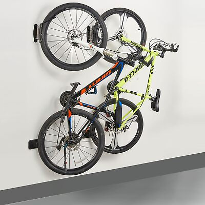 #ad Swivel Double Bearing Design Bike Rack Wall Mount Bicycles 2 Pack Storage Sy... $110.83