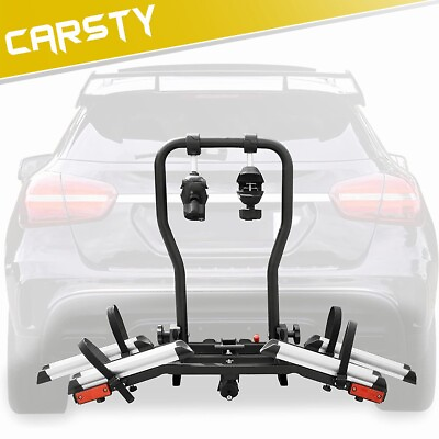 CARSTY 2 Bike Hitch Bike Rack Bicycle Carrier 1.25quot; amp; 2quot; Receiver 119 LBS Load $199.99