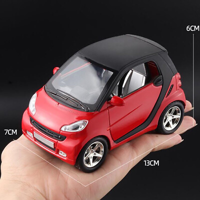 #ad Red 1:32 Model Car Metal Diecast Toy Vehicle Kids Sound Light For Smart ForTwo $17.89