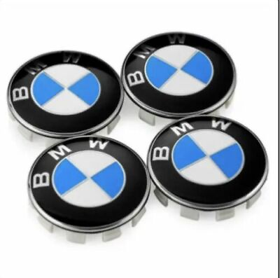 #ad #ad 4PCS 68mm For BMW Wheel Center Hub Caps Logo Badge Emble 1 3 5 7 Series Original $15.99