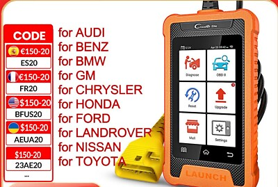 #ad LAUNCH X431 Elite Car Full System Diagnostic Tools Auto OBD OBD2 Scanner Active AU $269.00