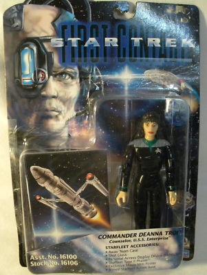 #ad Star Trek First Contact Cmdr Deanna Troyf 6” Action Figure #16106 c $10.00