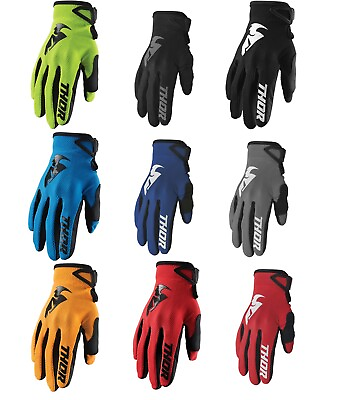 #ad Thor Sector Gloves for Motocross Offroad Dirt Bike Riding Men#x27;s Sizes $19.95