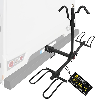 #ad #ad BC 202BA 2 Bike Rack for Vehicle Bike Rack Hitch Mount Rigid Car Bike Rack B $207.49