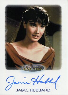 #ad Star Trek Women Of 50th Anniversary Autograph Card Jaime Hubbard as Salia GBP 24.99