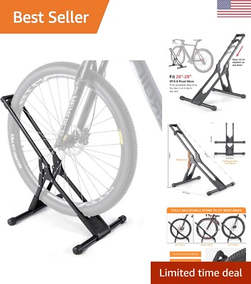 #ad Bicycle Stand Floor Bike Rack Garage Storage Compatible with 20quot; 29quot; Bikes $59.99