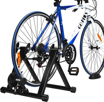 #ad Goplus Bike Trainers for Indoor Riding Folding Stationary Bike Stand with Magne $93.80