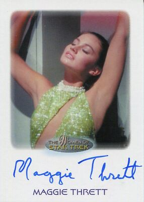 #ad Star Trek Women Of 50th Anniversary Autograph Card Maggie Thrett as Ruth GBP 34.99