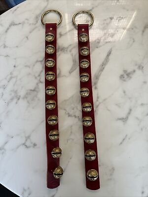 #ad Pair Of New England Sleigh Bell Straps $115.00