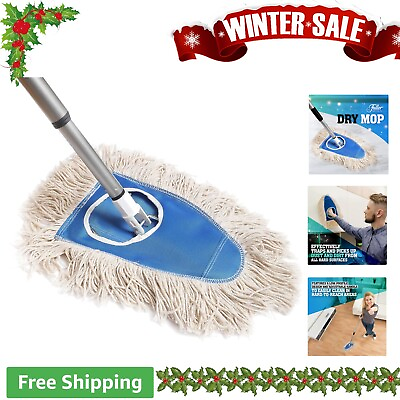 #ad Dry Mop with Adjustable Handle Removes Dust amp; Dirt 20% More Yarn Washable $98.99