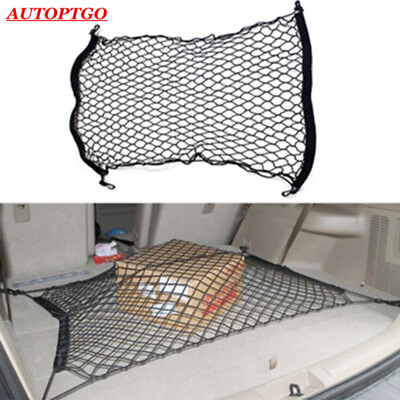 Car SUV Trunk Nets Luggage Storage Cargo Organiser Elastic Mesh Net Fit All Cars $19.98
