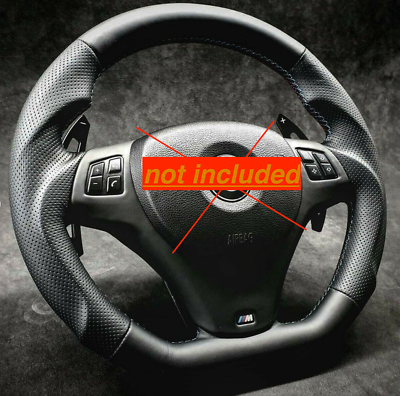 #ad BMW Steering Wheel custom flat bottom PADDLE E90 E92 E93 335i M3 135i 328i $900.00