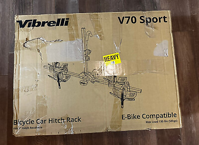 Open Box VIBRELLI V70 Sport Bike Hitch Rack E Bicycle Compatible $160.00